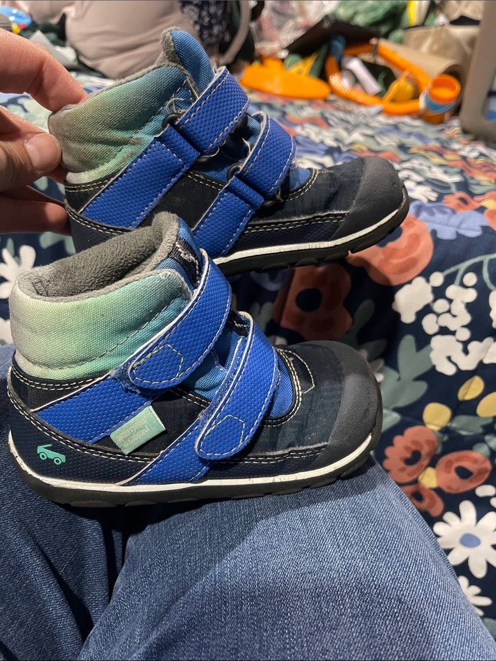 See Kai Run "Atlas" blue snow boots size 9